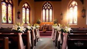 KI erstellt - kirchliche Trauung - traditionelle Hochzeit